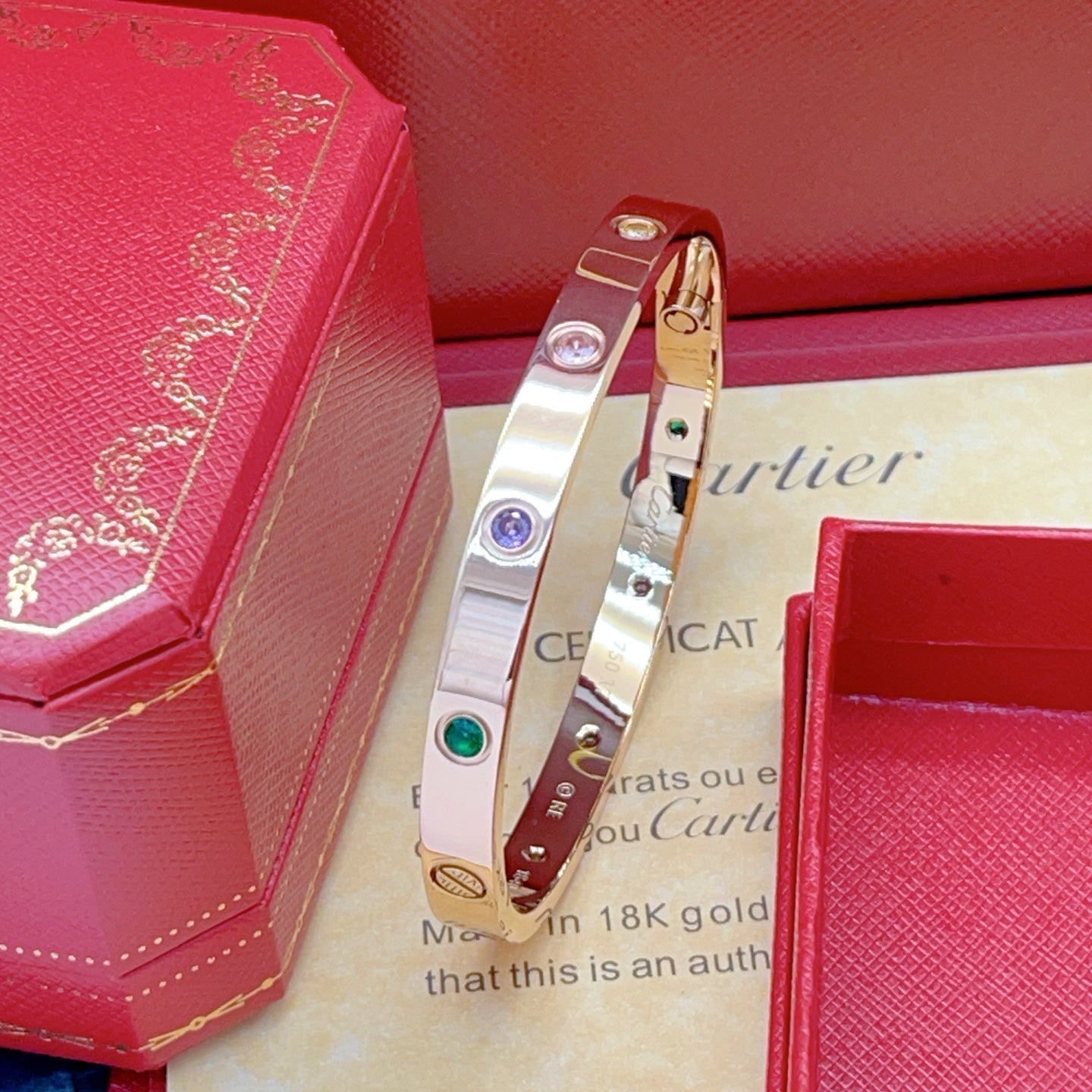 [Sprite Jewelry]2026 RAINBOW LOVE BRACELET 6.1MM  10 DIAMONDS