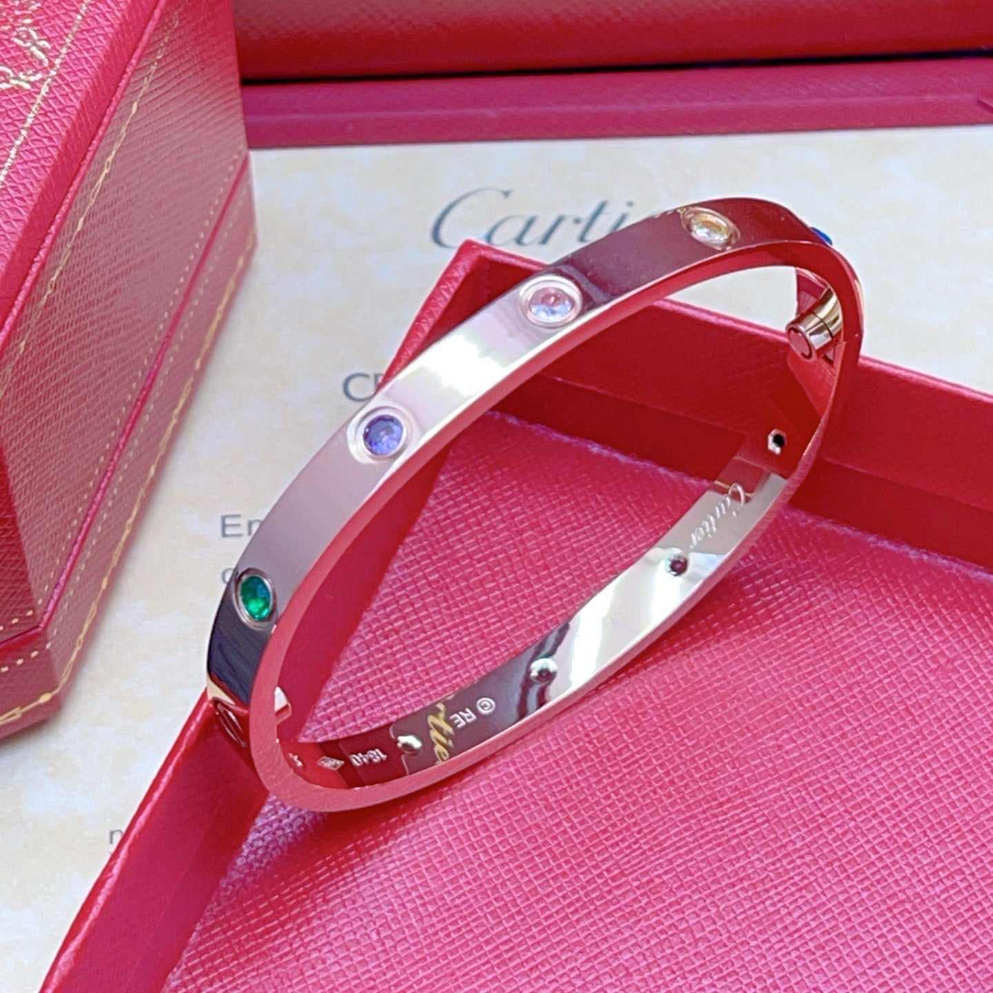 [Sprite Jewelry]2026 RAINBOW LOVE BRACELET 6.1MM  10 DIAMONDS