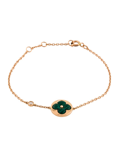 ¡®Sprite Jewelry¡¯SUN MALACHITE 1 DIAMOND PINK GOLD BRACELET
