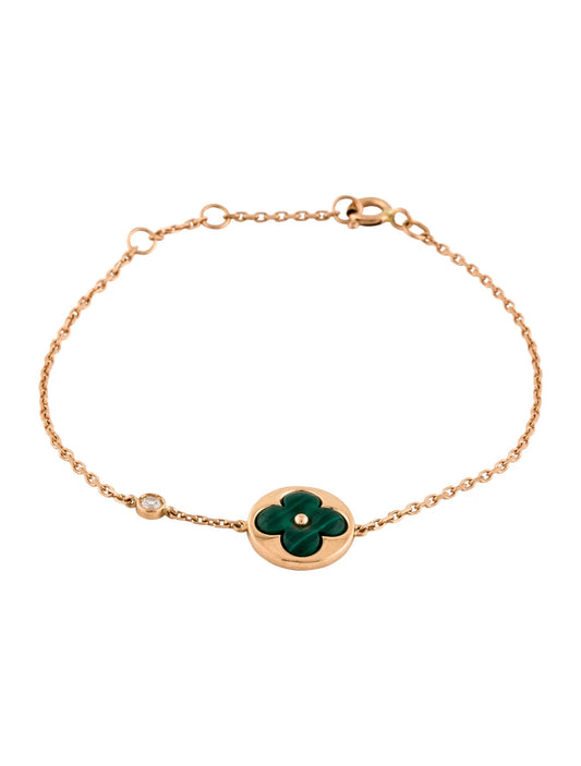 ¡®Sprite Jewelry¡¯SUN MALACHITE 1 DIAMOND PINK GOLD BRACELET