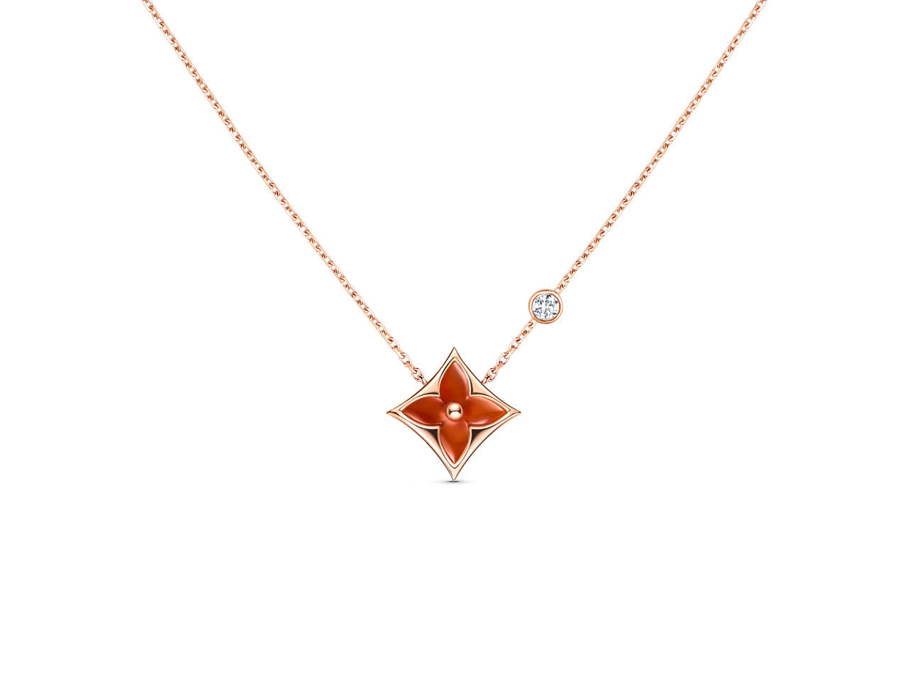 ¡®Sprite Jewelry¡¯STAR NECKLACE PINK GOLD 1 DIAMOND