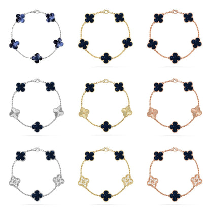 [Sprite Jewelry]New CLOVER 5 MOTIF PIETERSITE BRACELET COLLECTION