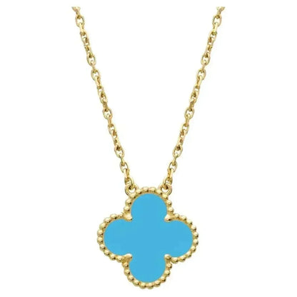 ¡®Sprite Jewelry¡¯CLOVER 15MM VINTAGE TURQUOISE NECKLACE
