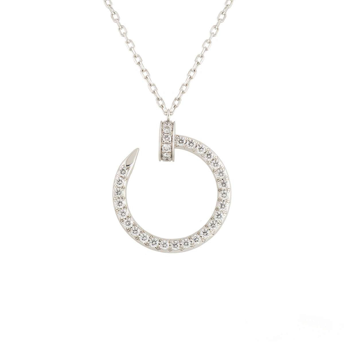 ¡®Sprite Jewelry¡¯JUSTE NECKLACE SILVER DIAMONDS