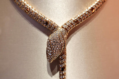 [✨Sprite Jewelry✨]HAUTE COUTURE GOLD SERPENTI NECKLACE