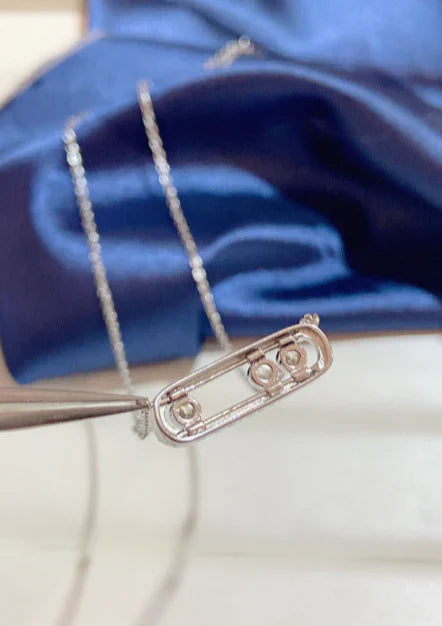 [Sprite Jewelry] MK MOVE FULL DIAMOND NECKLACE