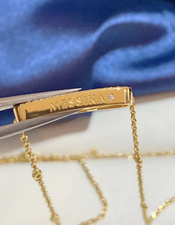 [Sprite Jewelry] MK MOVE FULL DIAMOND NECKLACE