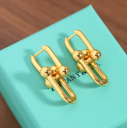 [Sprite Jewelry]TF HORSESHOE BUCKLE EARRINGS