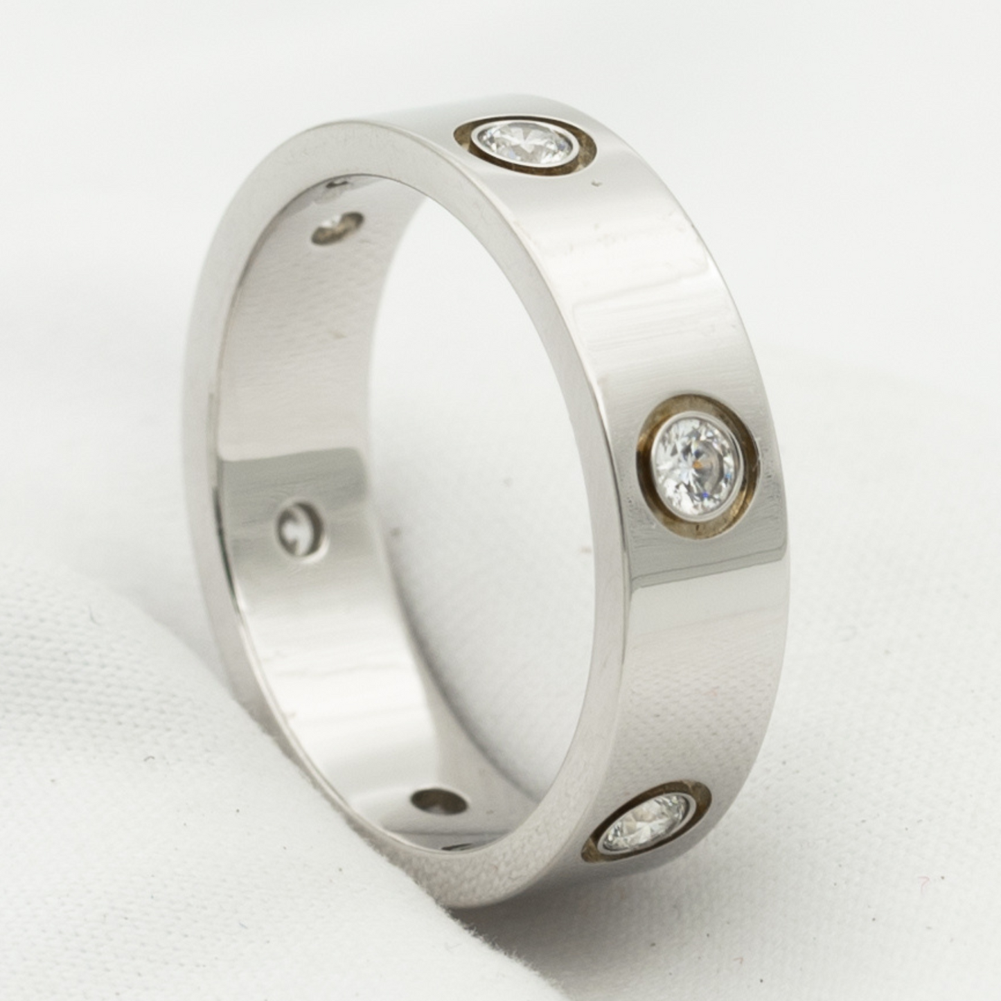 ¡®Sprite Jewelry¡¯LOVE RING 5.5MM 6 DIAMONDS SILVER