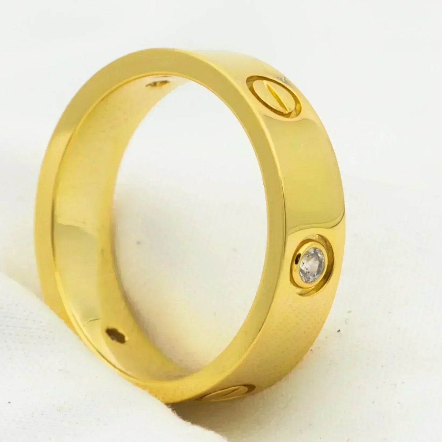 ¡®Sprite Jewelry¡¯LOVE RING 5.5MM 3 DIAMONDS GOLD