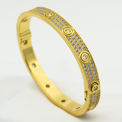 ¡®Sprite Jewelry¡¯LOVE BRACELET 6.1MM DIAMOND-PAVED 10 BIG DIAMONDS