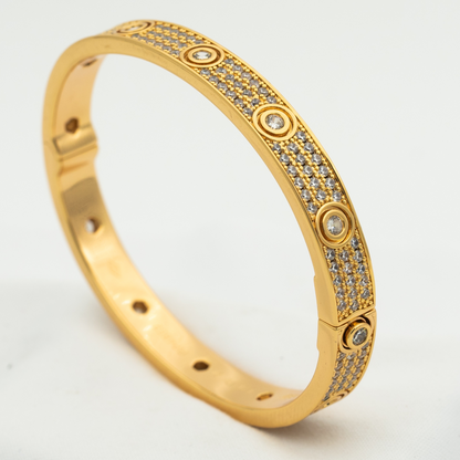¡®Sprite Jewelry¡¯LOVE BRACELET 6.1MM DIAMOND-PAVED 10 BIG DIAMONDS