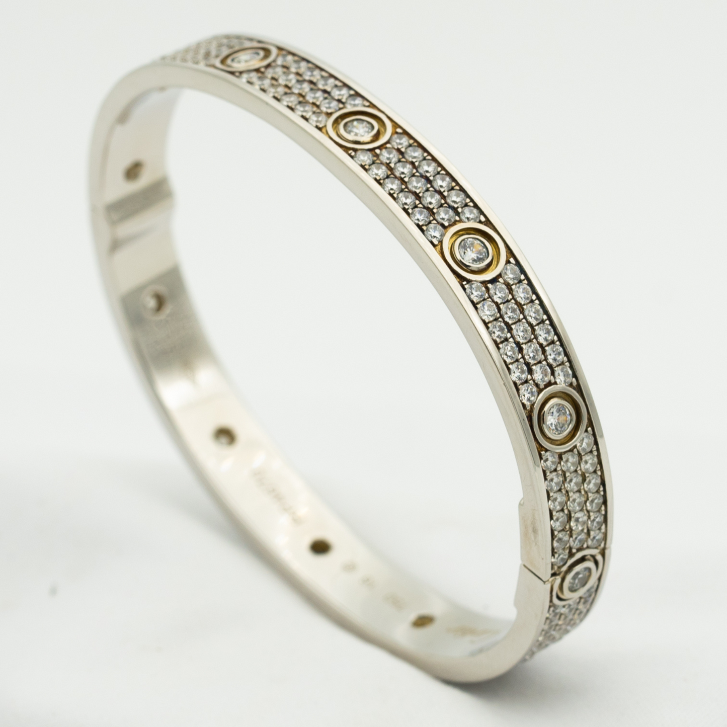 ¡®Sprite Jewelry¡¯LOVE BRACELET 6.1MM DIAMOND-PAVED 10 BIG DIAMONDS