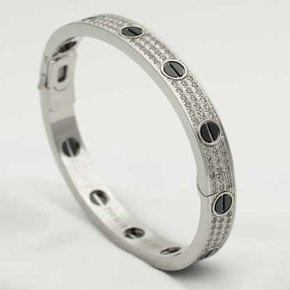 ¡®Sprite Jewelry¡¯LOVE BRACELET 6.1MM DIAMOND-PAVED CERAMIC