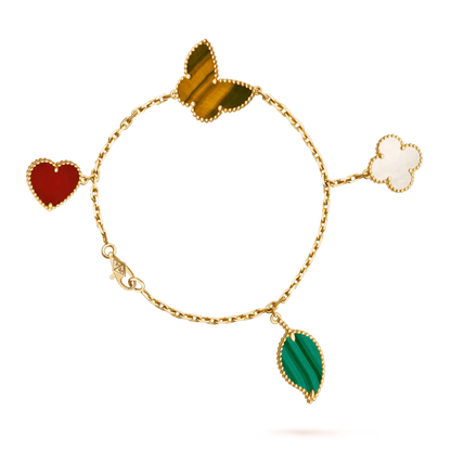 ¡®Sprite Jewelry¡¯LUCKY SPRING 5 MOTIF GOLD BRACELET