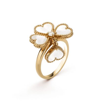 ¡®Sprite Jewelry¡¯SWEET CLOVER WHITE MOP RING