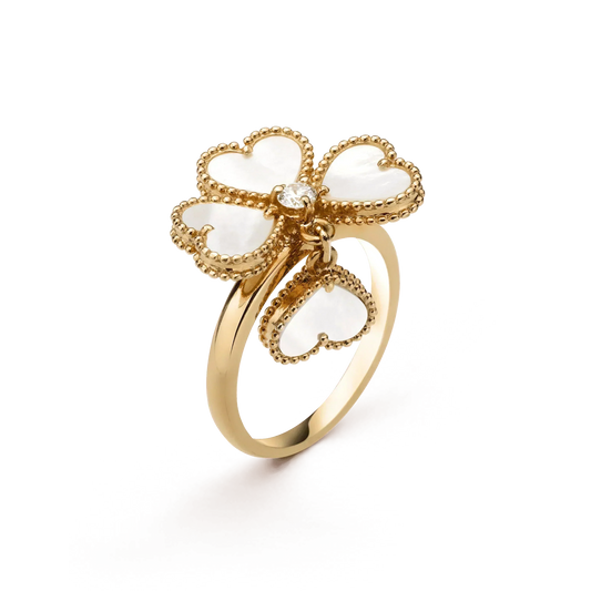 ¡®Sprite Jewelry¡¯SWEET CLOVER WHITE MOP RING