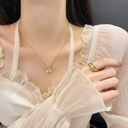 ¡®Sprite Jewelry¡¯FLOWER DIAMOND NECKLACE