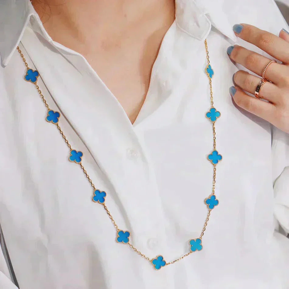 ¡®Sprite Jewelry¡¯CLOVER 20 MOTIFS TURQUOISE GOLD
