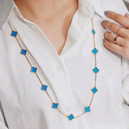 ¡®Sprite Jewelry¡¯CLOVER 20 MOTIFS TURQUOISE GOLD