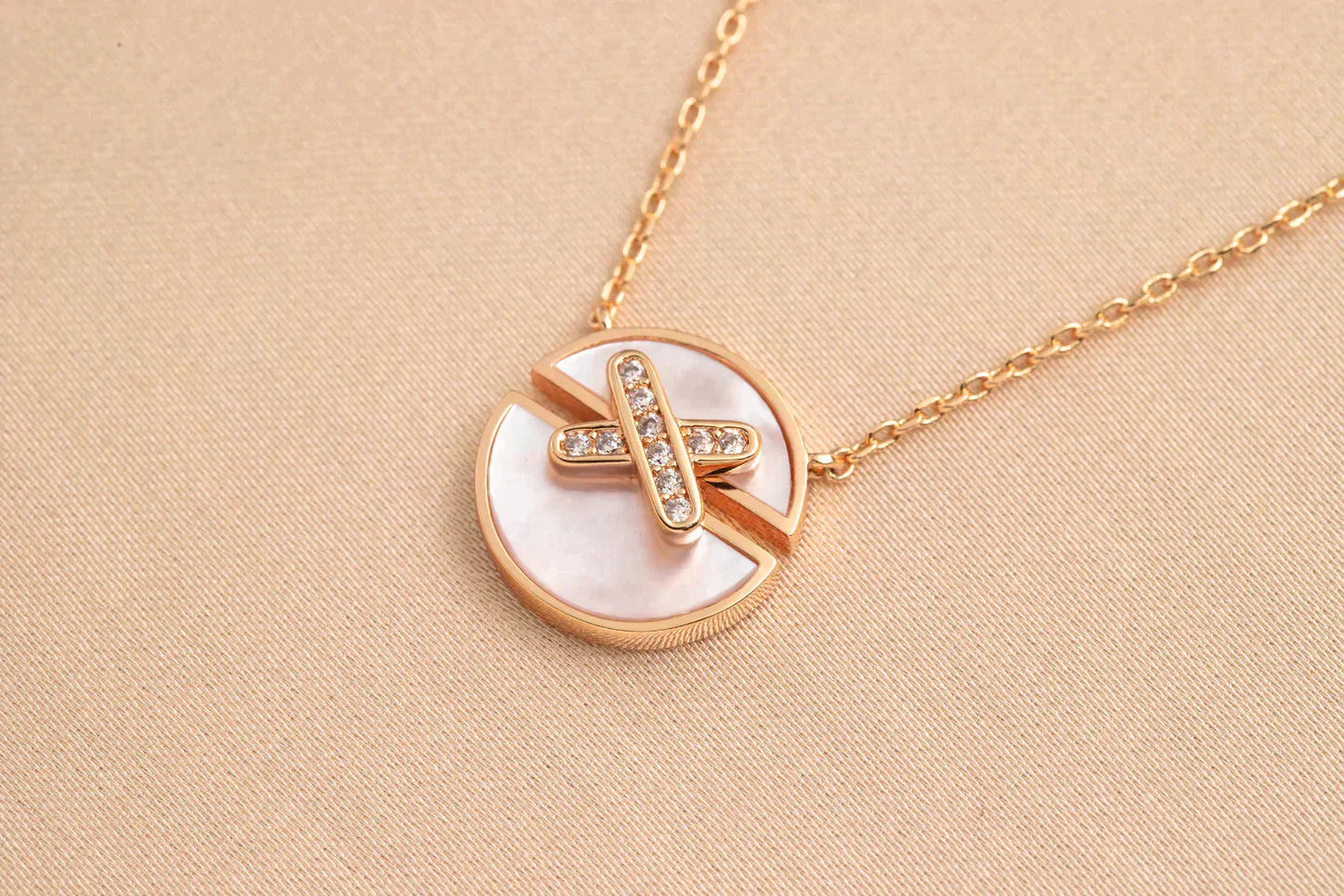 ¡®Sprite Jewelry¡¯JEUX DE ROSE GOLD DIAMOND NECKLACE