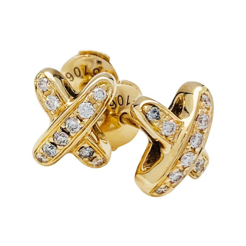 ¡®Sprite Jewelry¡¯JEUX DE GOLD DIAMOND EARRINGS