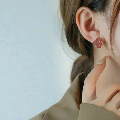 ¡®Sprite Jewelry¡¯CLOVER MEDIUM 1 MOTIFS CARNELIAN  EARRINGS