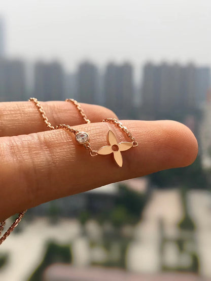 ¡®Sprite Jewelry¡¯BLOSSOM PENDANT PINK GOLD AND DIAMOND
