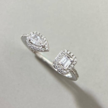 [Sprite Jewelry]MY TWIN TOI & MOI SILVER DIAMOND RING