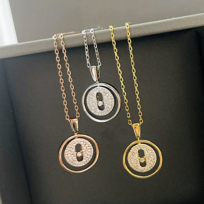 [Sprite Jewelry]LUCKY MOVER PM PAVED NECKLACE