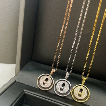 [Sprite Jewelry]LUCKY MOVER PM PAVED NECKLACE