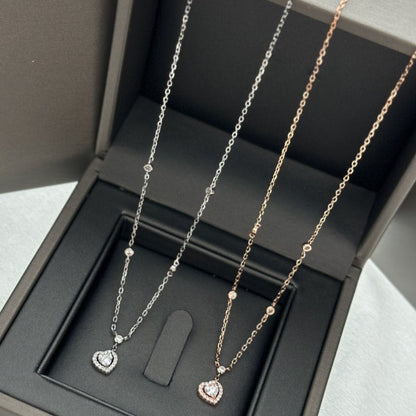 [Sprite Jewelry]JOY HEART DIAMOND NECKLACE