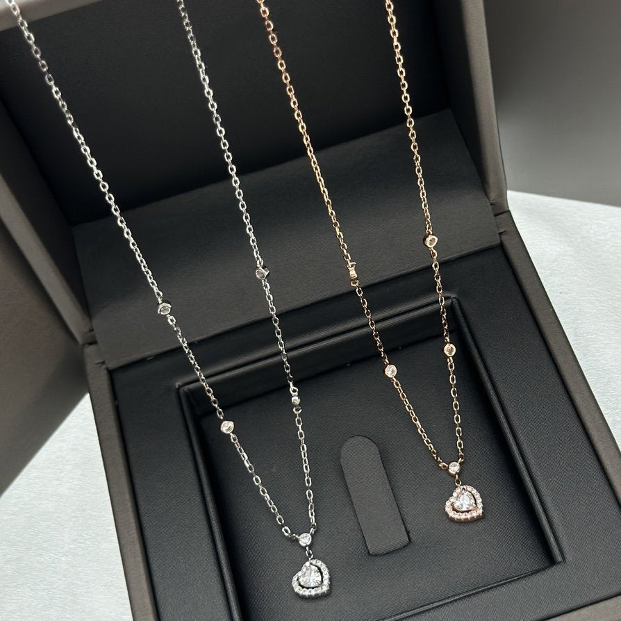 [Sprite Jewelry]JOY HEART DIAMOND NECKLACE