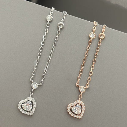 [Sprite Jewelry]JOY HEART DIAMOND NECKLACE