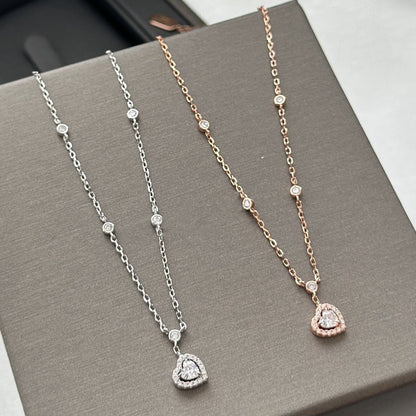 [Sprite Jewelry]JOY HEART DIAMOND NECKLACE