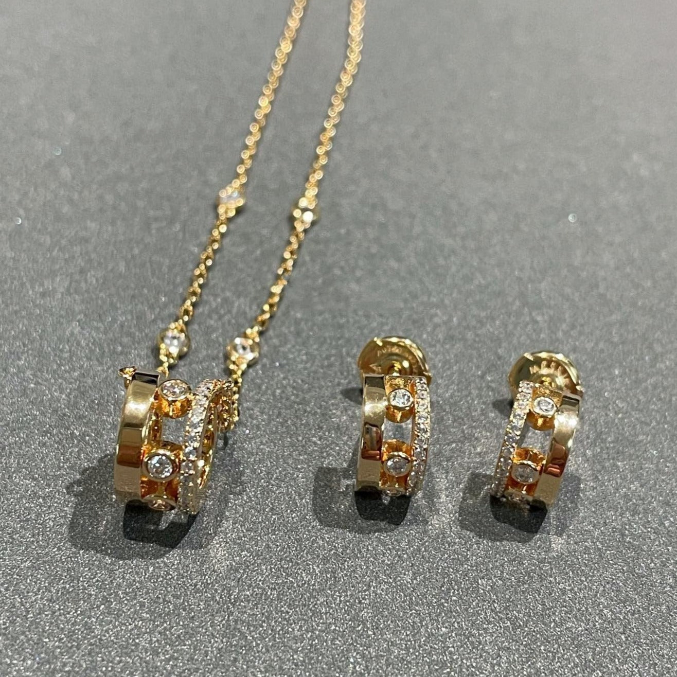 [Sprite Jewelry]CHAIN MOVE ROMANE PEDAND NECKLACE