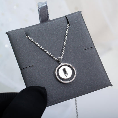 [Sprite Jewelry]LUCKY MOVE PM NECKLACE SILVER DIAMOND