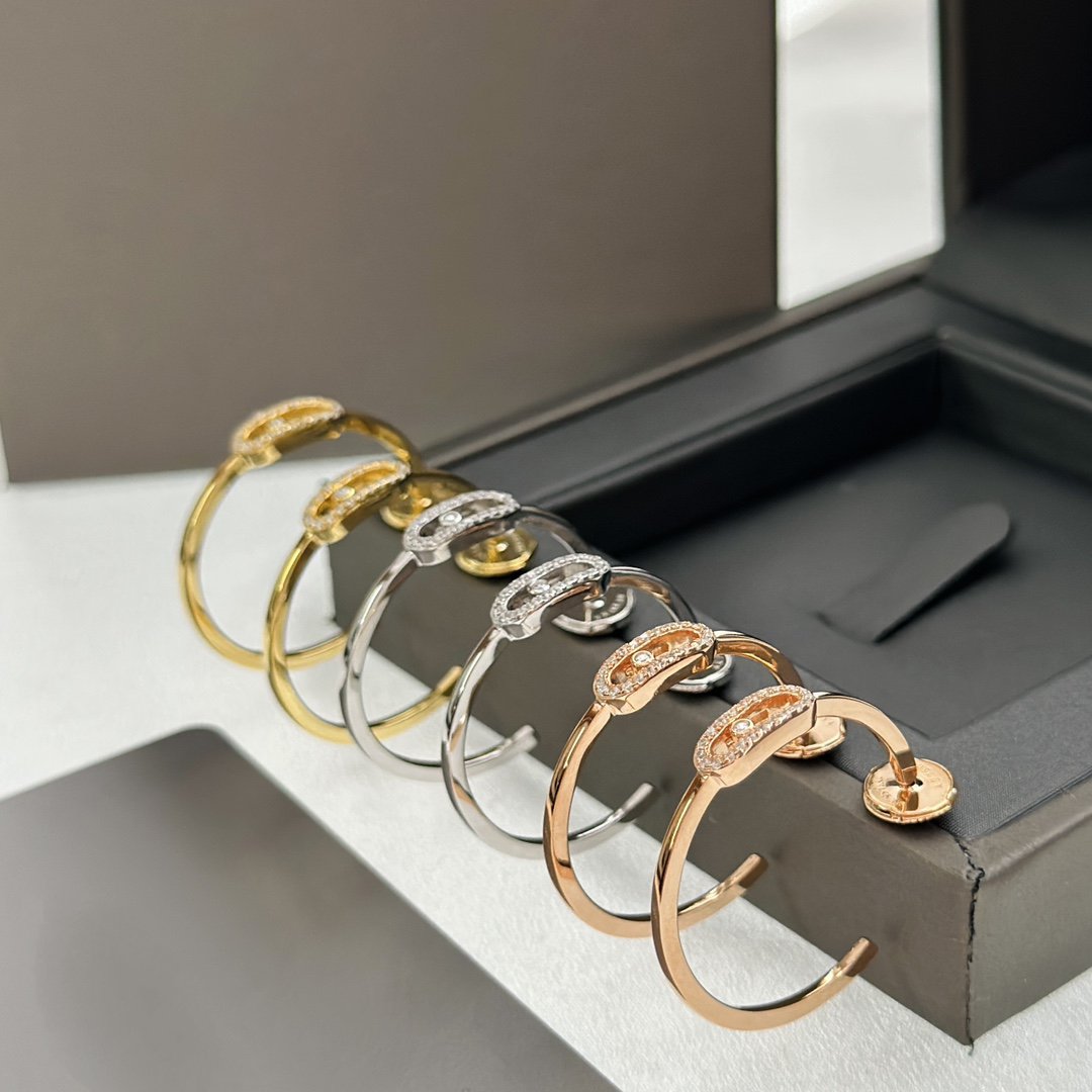 [Sprite Jewelry]CREOLES MOVE UNO PM DIAMOND EARRINGS
