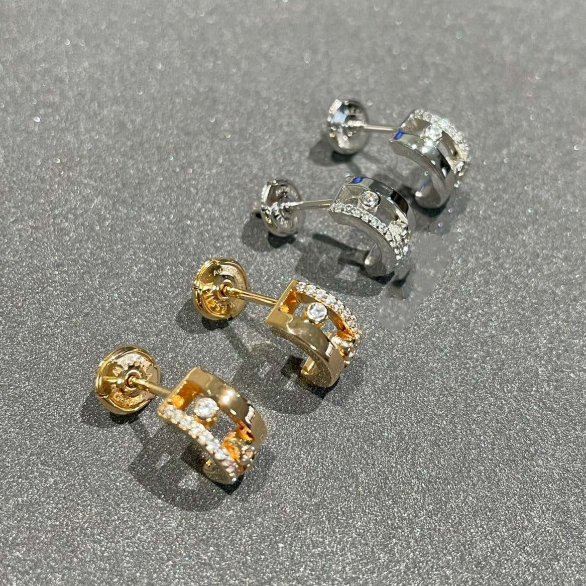 [Sprite Jewelry]MOVE ROMANE EARRINGS DIAMOND