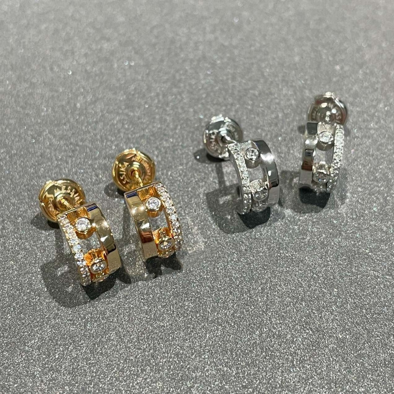 [Sprite Jewelry]MOVE ROMANE EARRINGS DIAMOND