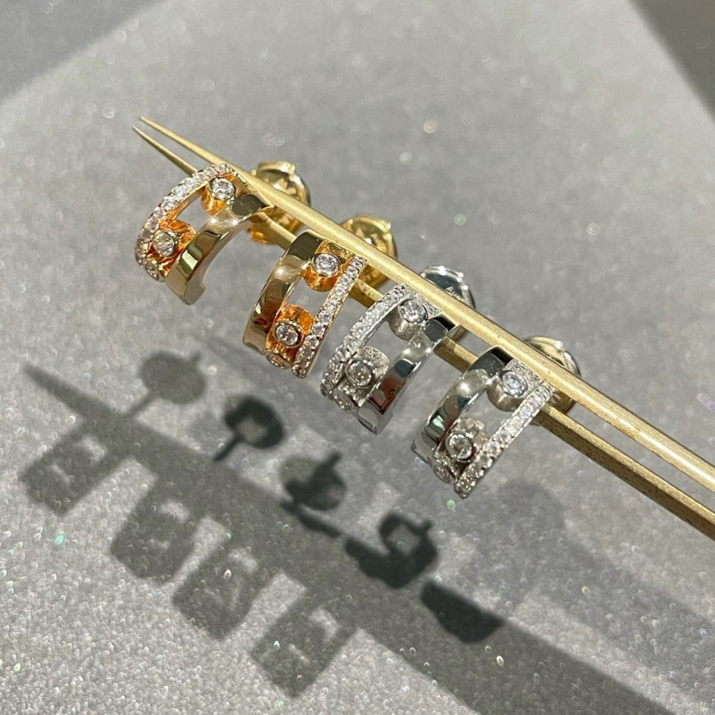 [Sprite Jewelry]MOVE ROMANE EARRINGS DIAMOND