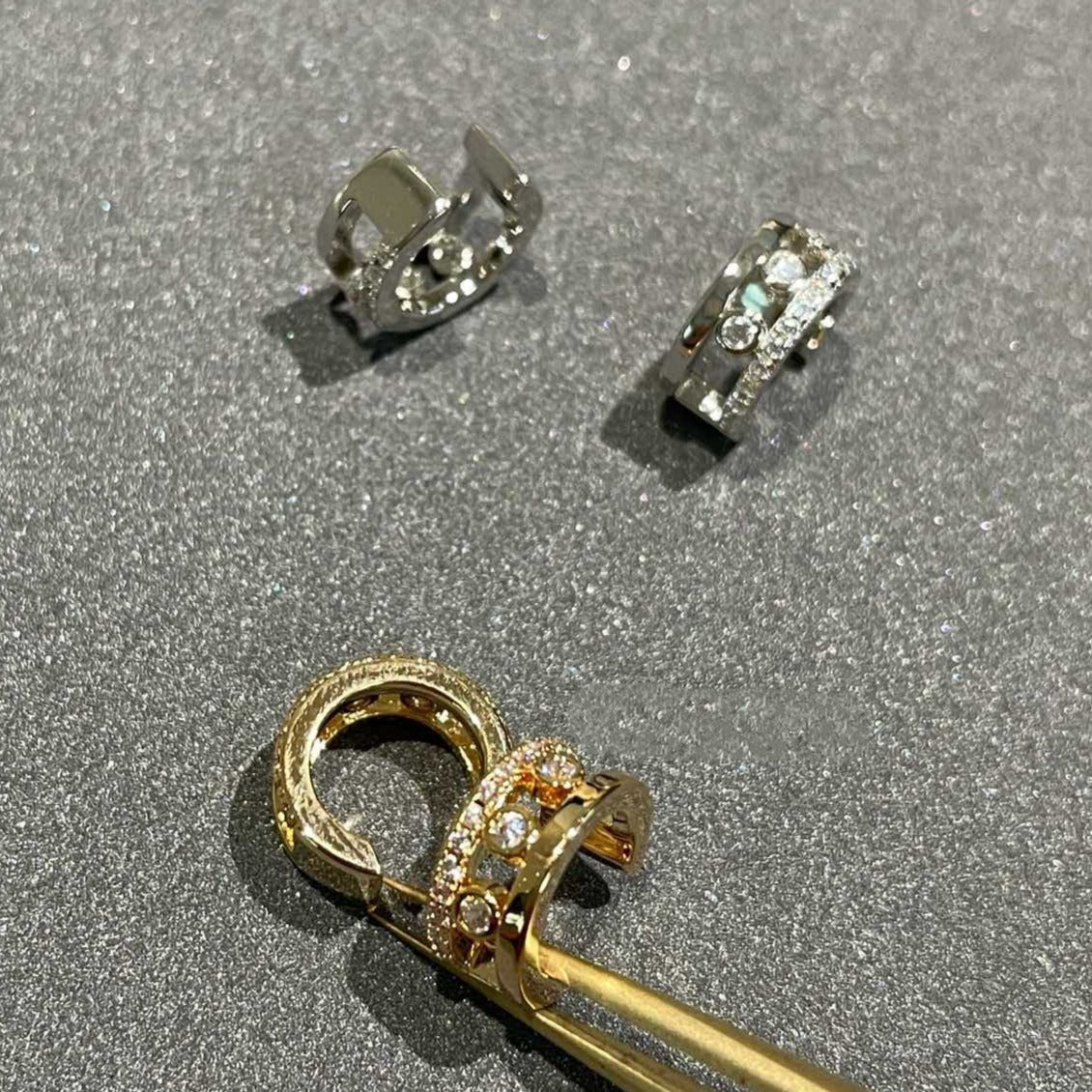 [Sprite Jewelry]MOVE ROMANE EARRINGS DIAMOND