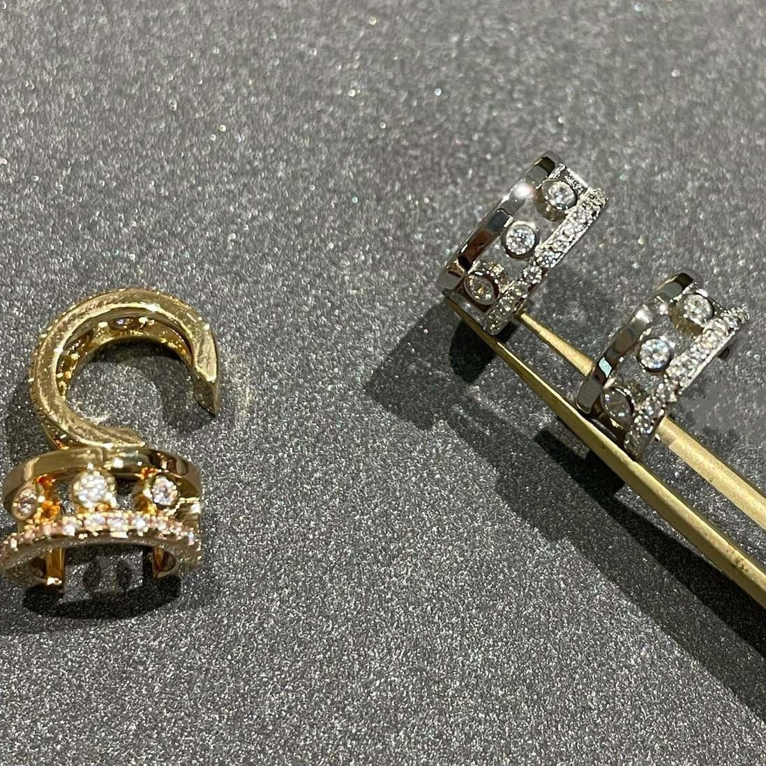 [Sprite Jewelry]MOVE ROMANE EARRINGS DIAMOND
