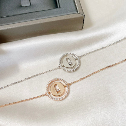 [Sprite Jewelry]LUCKY MOVE PAVED DIAMOND BRACELET