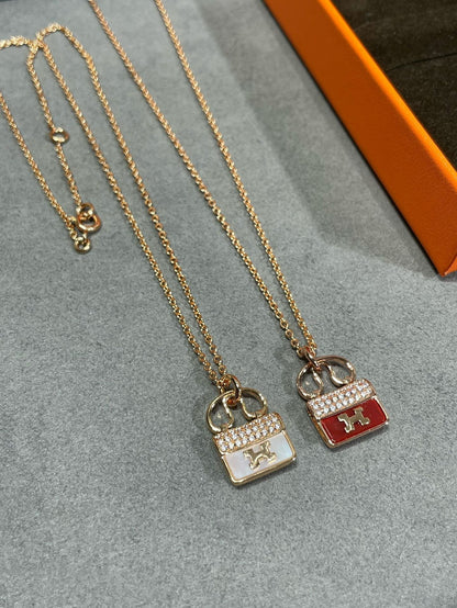 ¡®Sprite Jewelry¡¯H CIRCE MOISSANITE PENDANT NECKLACE GOLD