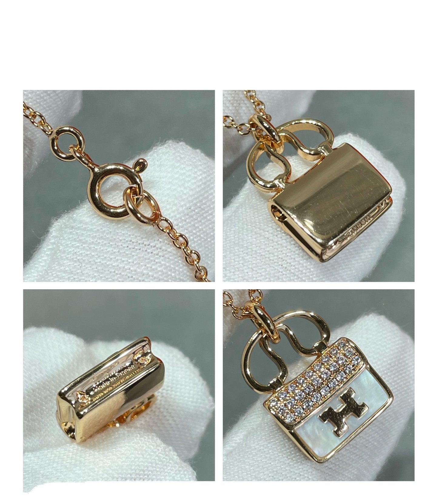 ¡®Sprite Jewelry¡¯H CIRCE MOISSANITE PENDANT NECKLACE GOLD