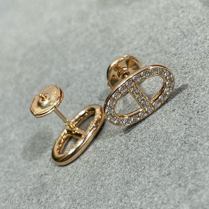 ¡®Sprite Jewelry¡¯HM FULL DIAMOND PIG NOSE STUD EARRINGS