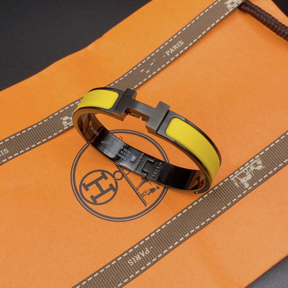 ¡®Sprite Jewelry¡¯CLIC HM SO BLACK YELLOW BRACELET
