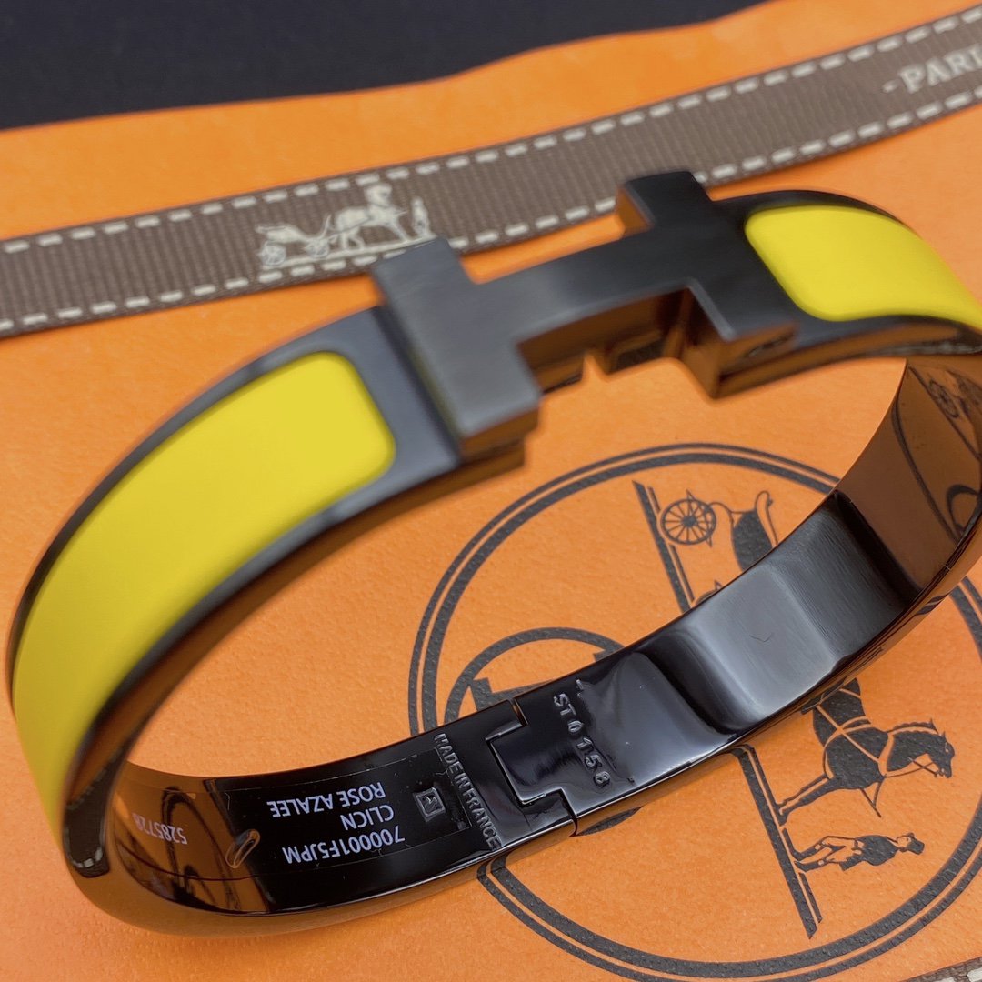 ¡®Sprite Jewelry¡¯CLIC HM SO BLACK YELLOW BRACELET