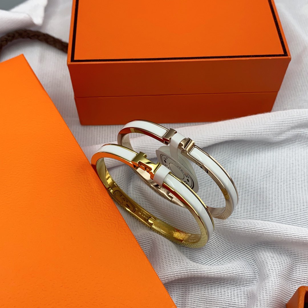 ¡®Sprite Jewelry¡¯CLASSIC HM CLIC WHITE 8MM ENAMEL BRACELET